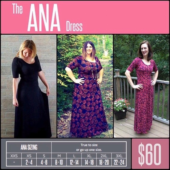LuLaRoe | Dresses | Lularoe Ana Pink 